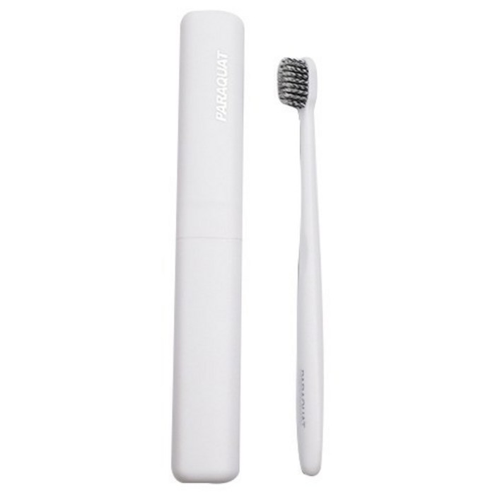 라니핏 소프트 휴대용 칫솔  케이스 세트 화이트, 3세트