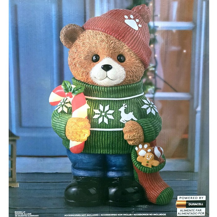 크리스마스 장식 테디베어 높이 66cm 곰장식 성탄절 데코 코스트코