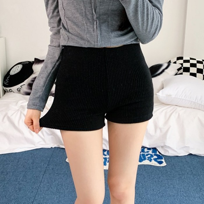 탄탄인기템3col 코비 쫀쫀 니트 골지 마이크로 숏팬츠 반바지