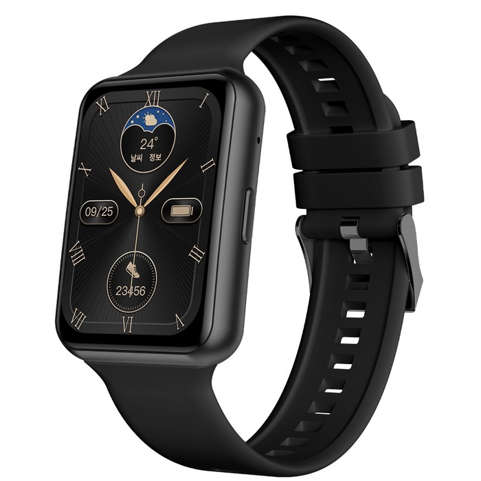 코아코리아 티니2 TINI2 스마트워치형 스마트밴드 Smart Band, 블루투스, 4.4cm, 티니2 블랙