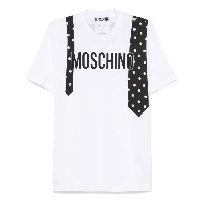 모스키노 로고 프린트 티셔츠