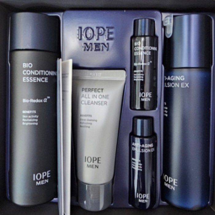아이오페 맨 바이오 2종 스페셜 세트 IOPE BIO ANTIAGING SPECIAL GIFT 피부활력 브라이트닝 탄력주름개선 민감해진피부 푸석한피부