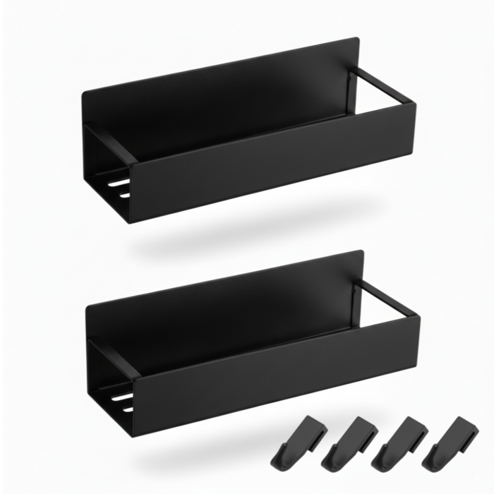 제나모라 현관문 냉장고 강력 자석선반 2개후크세트 LV001