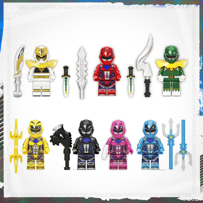 무적 파워레인저 미니 피규어 호환블록 정글포스 공룡전대 백수전대