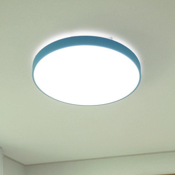 특가 썬라이크 시력보호 시스템B 원형 방등 50W 블루 LED방등 블루라이트 차단 아이방등 오늘출발