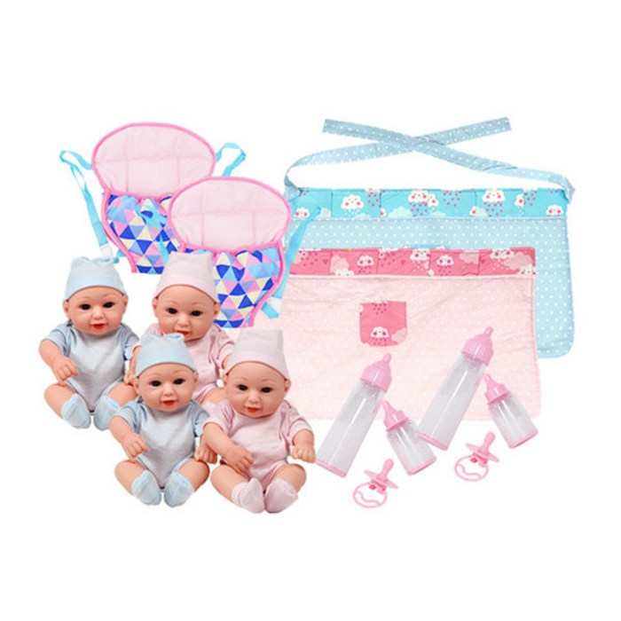 kb 역할놀이교구 내품 엄마놀이 아기돌봄이세트1823set, 상세 설명 참조, 1개