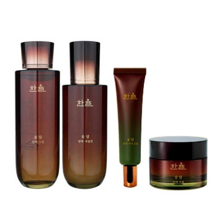 한율 송담 탄력 4종 세트스킨 150ml에멀젼 125ml크림 50ml아이크림 25ml시즌2, 1세트