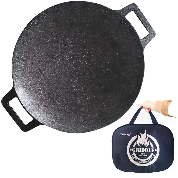 키친아트 캠핑 그리들팬  전용가방