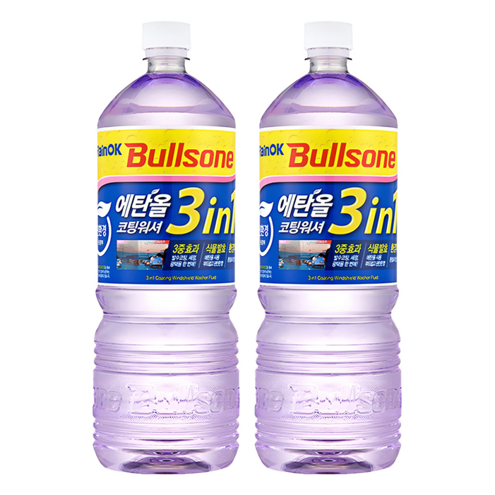 불스원 Rain OK 에탄올 3in1 발수코팅 워셔액