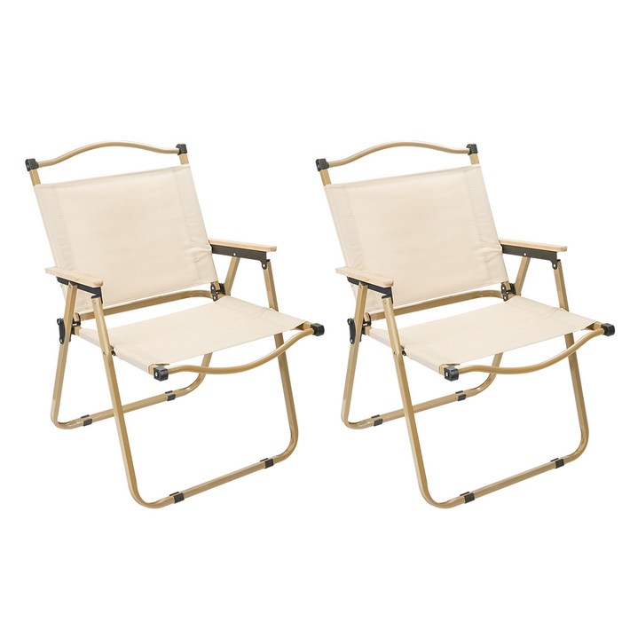 코멧 아웃도어 우드 폴딩 캠핑 로우체어