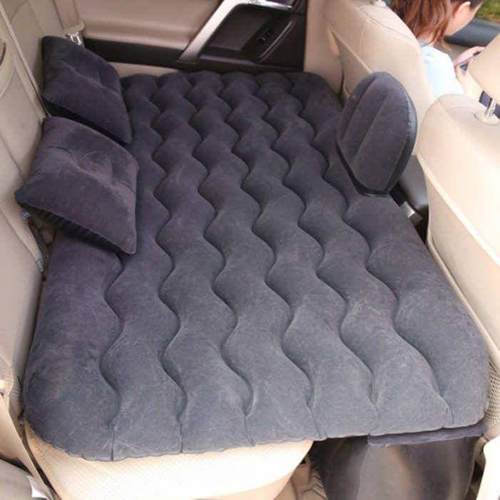 저스틴앤클로이 차박 캠핑용 에어매트  롱블럭 세트, 블랙, 1세트