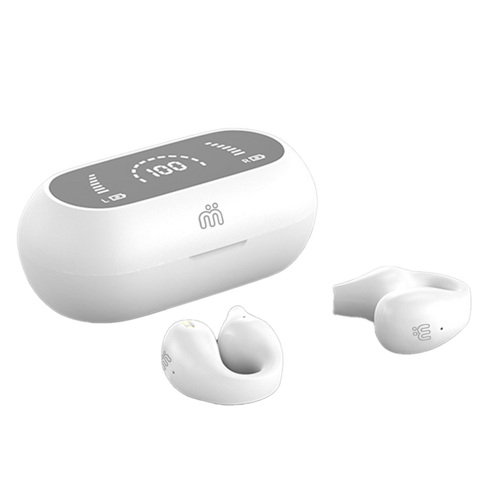 미니덕트 무선 귀찌 공기전도 블루투스 이어폰, mi1100DT, 화이트