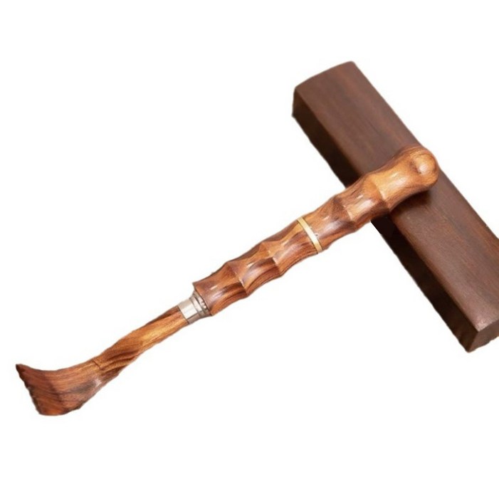 다온셀렉트 길이조절 고급 지압 효자손, 우드, 1개