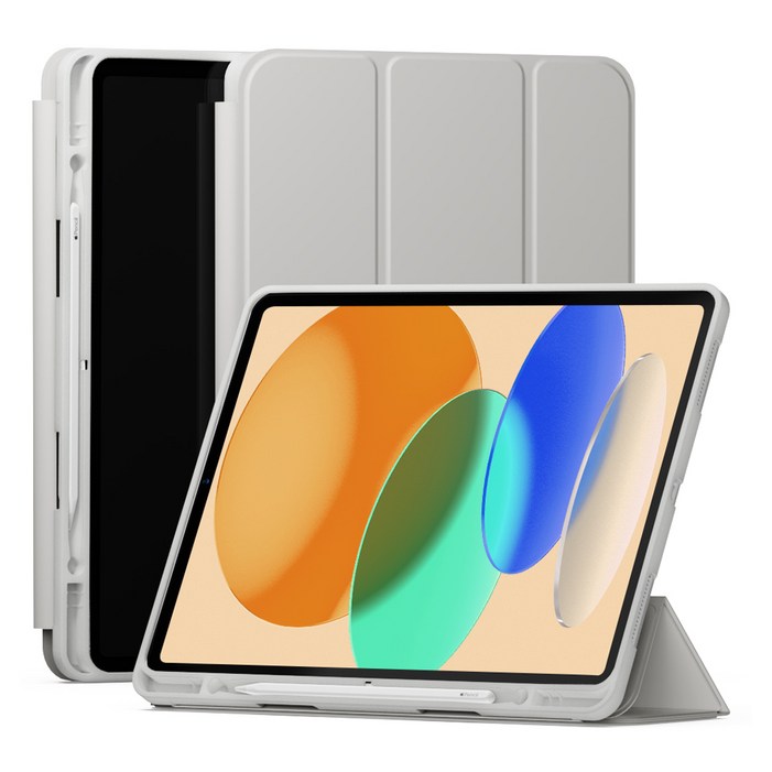 신지모루 스마트커버 펜슬 수납 태블릿 케이스