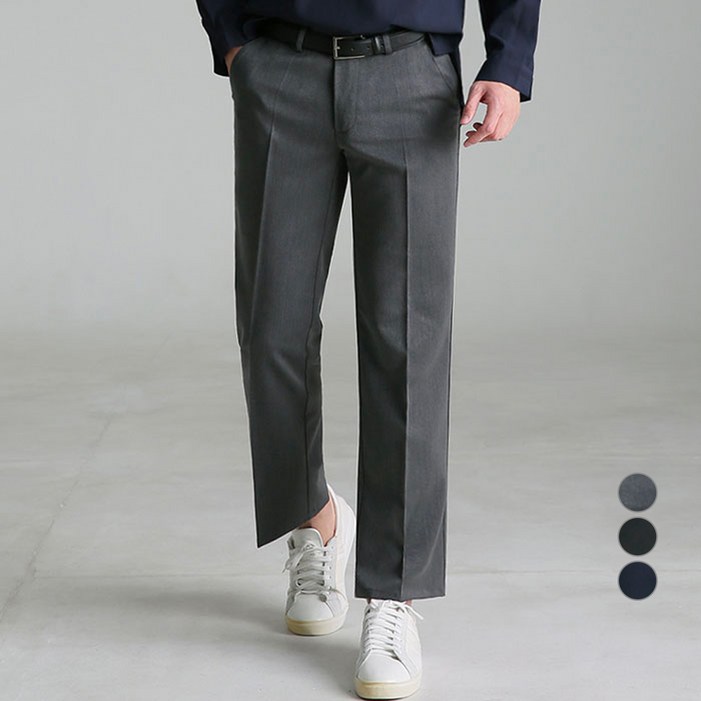 업클라스 남성용 시크릿밴딩 와이드 슬랙스 a101z