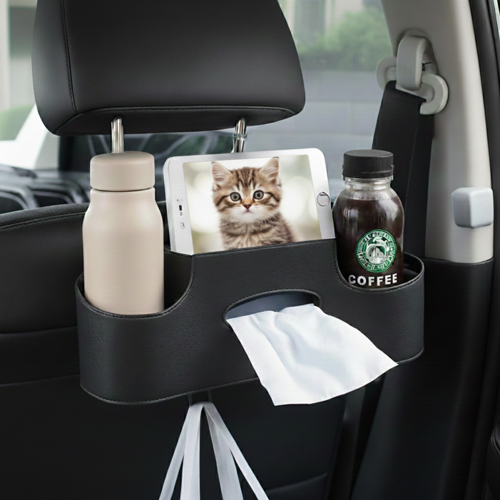 큐히트 차량용 뒷자석 수납함