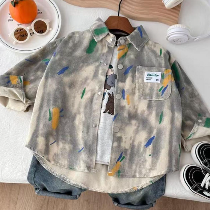 아르베 트리드 셔츠 자켓