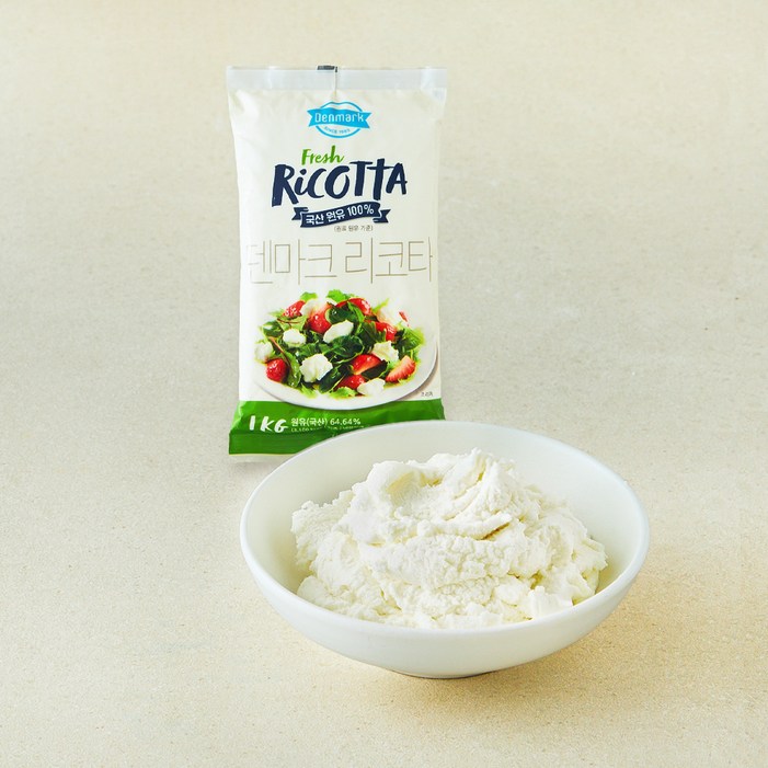덴마크 동원 리코타 치즈, 1kg, 1개입, 1개
