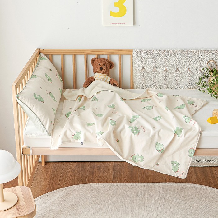 쁘리엘르 유아용 에디 극세사 양면 블랭킷