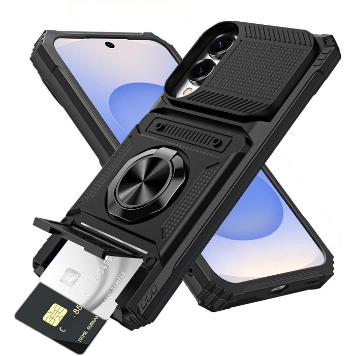 적용갤럭시 S25 울트라 S24 울트라S25 엣지 케이스갤럭시 a56A36 카드수납 케이스 with 거치대형 케이스 XS25USJK157