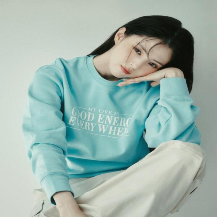 [엔터식스(노쿠폰)] 지오다노 NEW [한소희] 여자 라운드 맨투맨 (굿에너지) 05325511 05325511 82