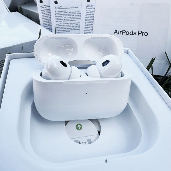 Apple AirPods Pro 2 무선 이어버드 액티브 노이즈 캔슬링 블루투스 헤드폰 오디오 USBC, dfg003, fdhrsd