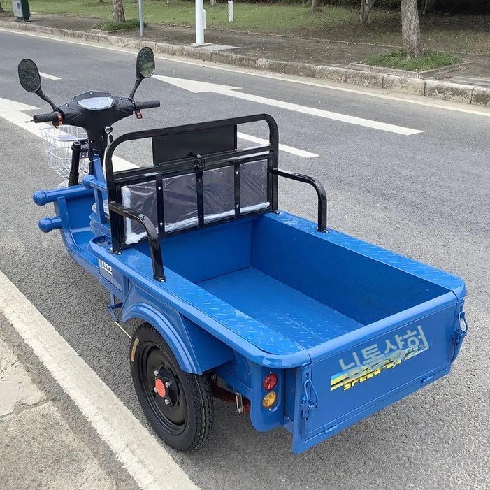 삼륜전기차 전동 삼륜차 트럭 20A 3발이 농기계 60V 평지용 오토바이