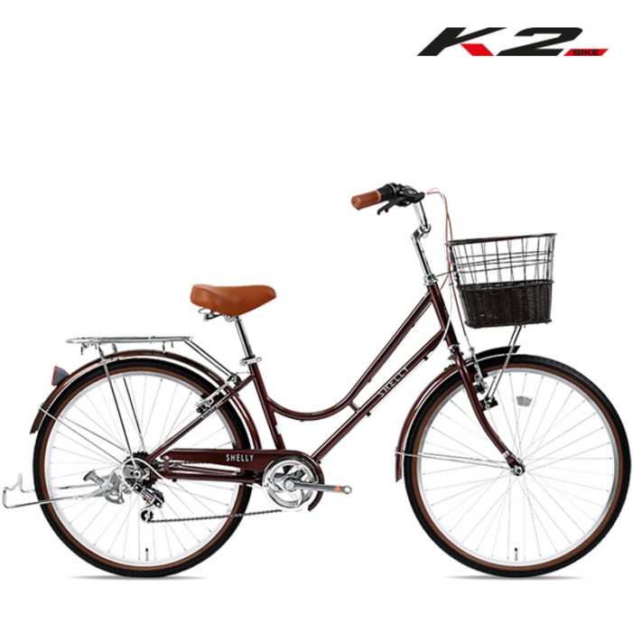 2025 케이투바이크 클래식 여성용자전거 쉘리클래식 24인치 7단 조립구매시 사은품증정, 1개