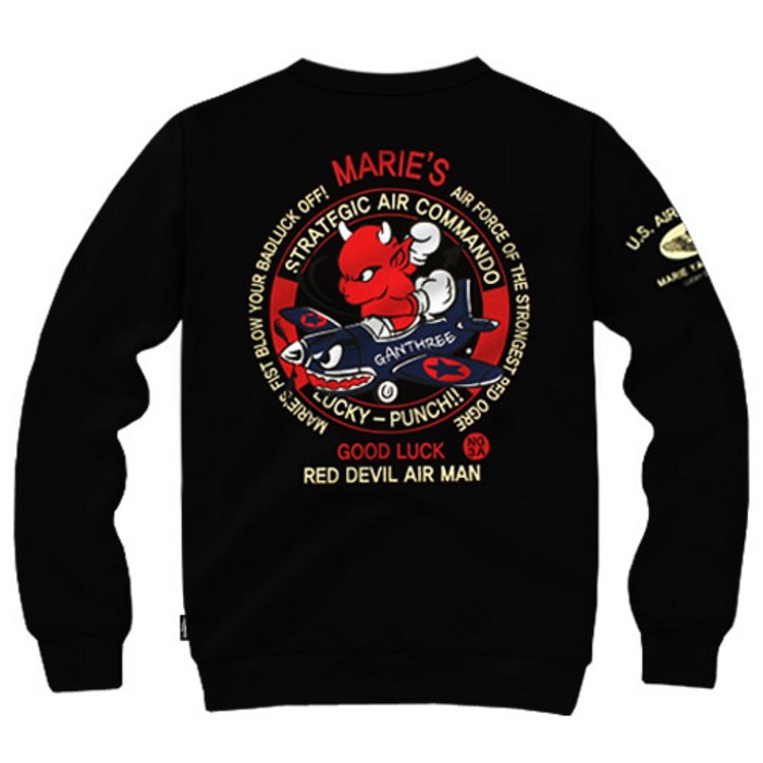 간쓰리 바머 국내생산 디자이너 맨투맨