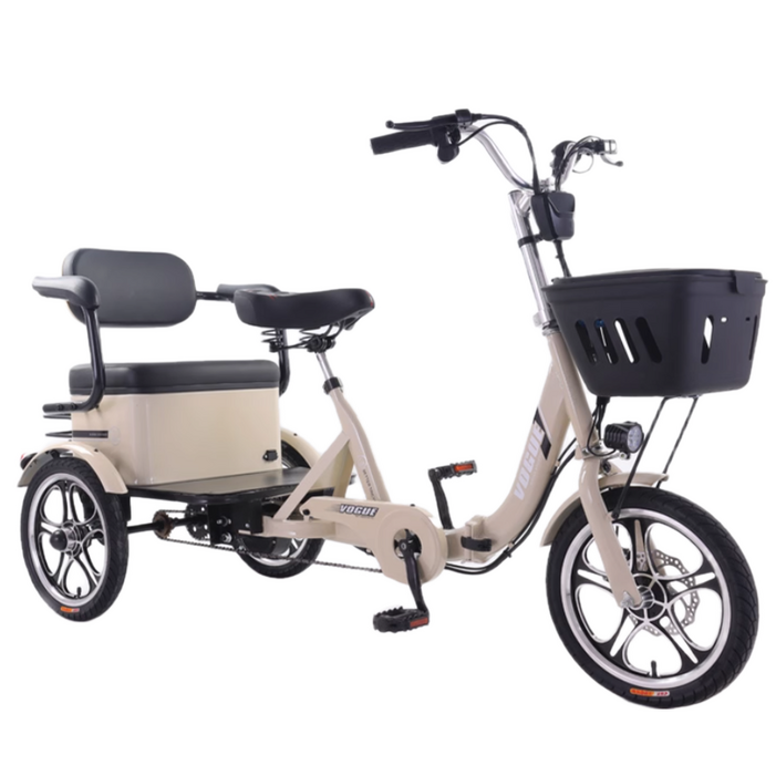 아트테크 접이식 3륜 세발 전동스쿠터 전동자전거 전기스쿠터 전기자전거 전동카트 국내 AS 리튬배터리 분리충전 시니어 노인 여성 출퇴근 레저 등반 부모님 효도 선물 전동휠체어 4륜, 샌드베이지, 1개