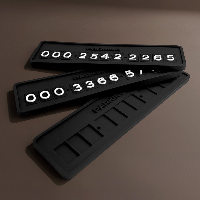 카엔 제로핏 논슬립 주차번호판 자동차 휴대폰번호 연락처