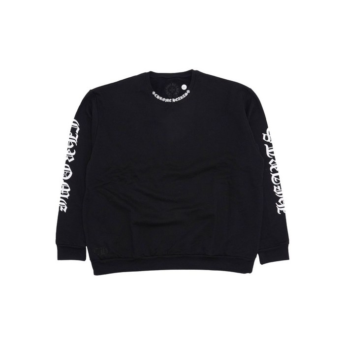 크롬하츠 넥 로고 긴소매 스웨트셔츠