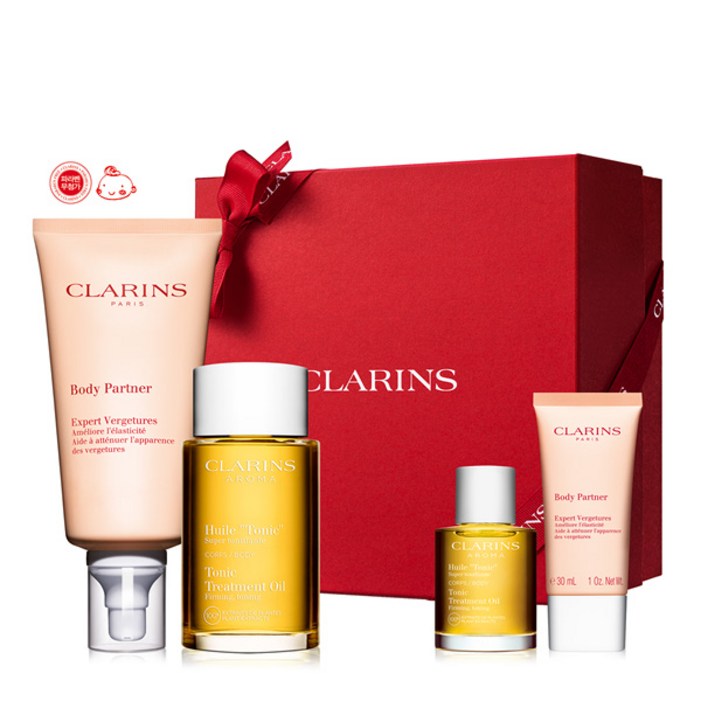 클라랑스 예비맘 크림오일 세트  디럭스 2종