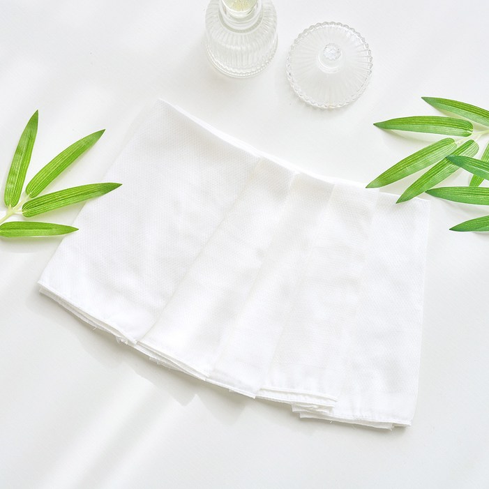 리에또 밤부 엠보 가제 무형광 아기 신생아 손수건 10매