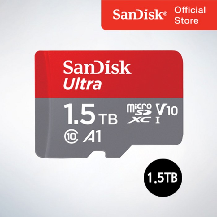샌디스크코리아 공식인증정품   마이크로 SD 카드 SDXC ULTRA 울트라 QUAC 1.5TB
