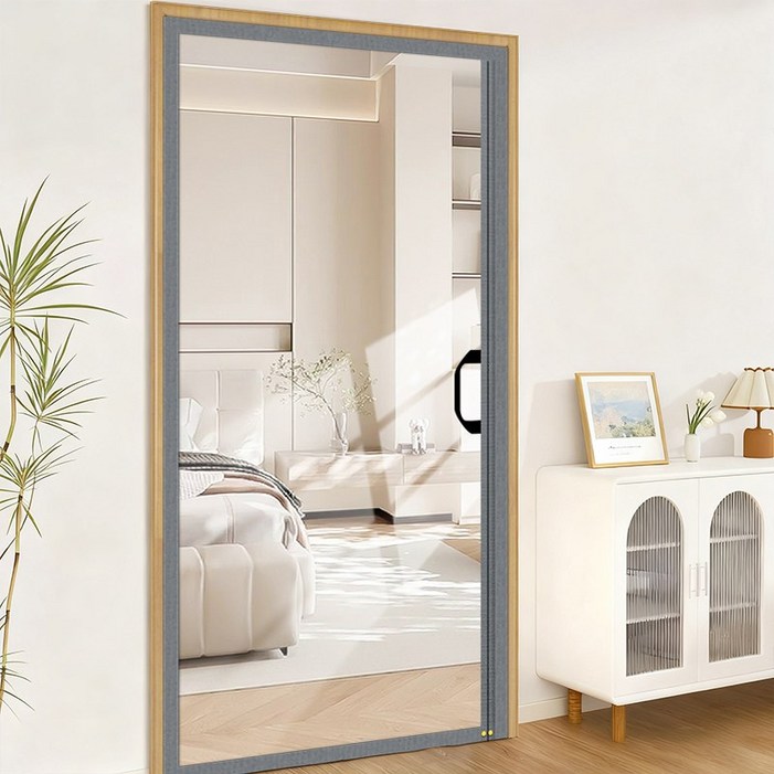 스피세프 일체자석형 방풍비닐 현관문 투명 바람막이