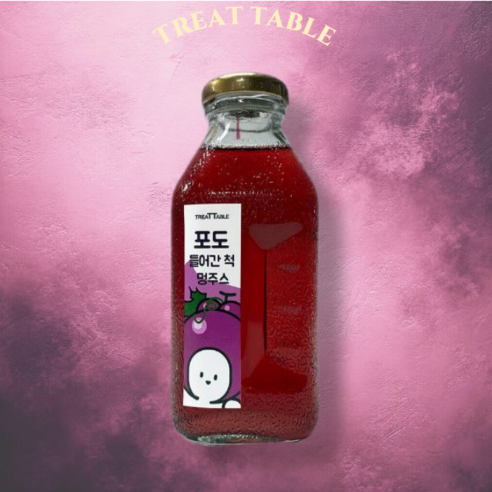 멍멍이음료 강아지음료 트릿테이블 멍주스 포도 250ml