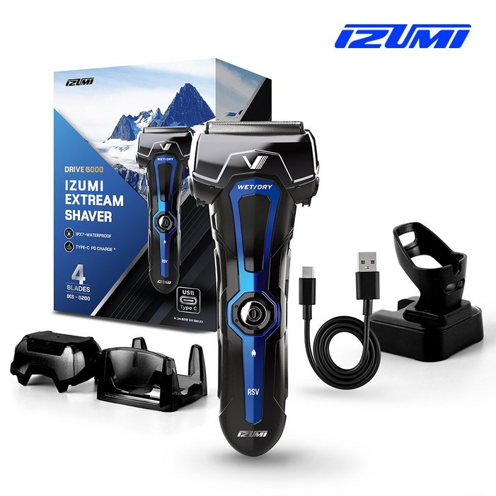 전기면도기 이즈미 신상품 익스트림 쉐이버, IKS-6200 전동면도기