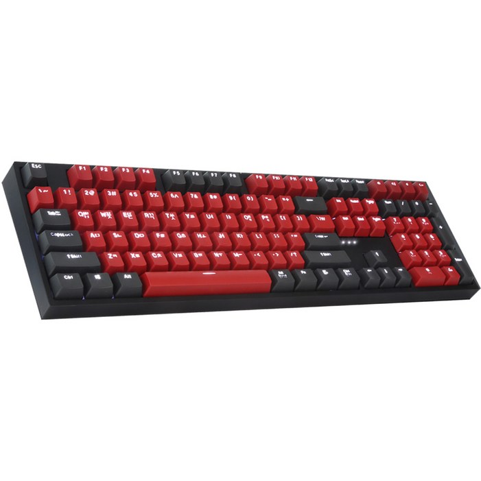 COX  CK108 레드 / 다크그레이 게이트론   LED 게이밍 기계식 키보드 녹축  S1,  S2 모델    옵션선택