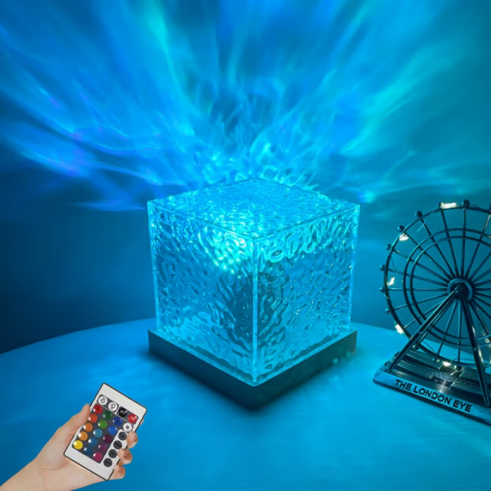 YOPENCE 물결 무선 LED 무드등 밝기조절 16색 수면등