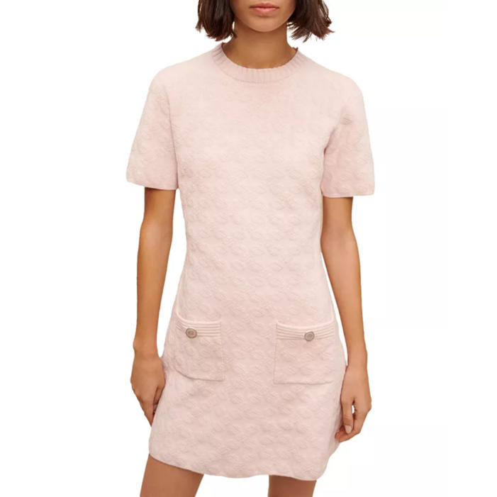 MAJE 마쥬리비에르핑크니트원피스(55사이즈,핫세일)