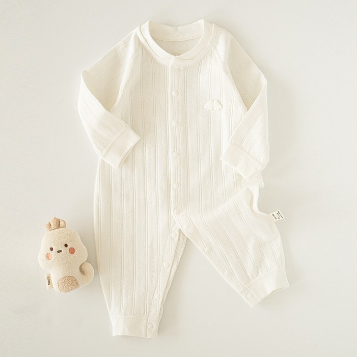 에뜨람 아기 실내 우주복 긴팔 내의 신생아 바디슈트 내복 옷