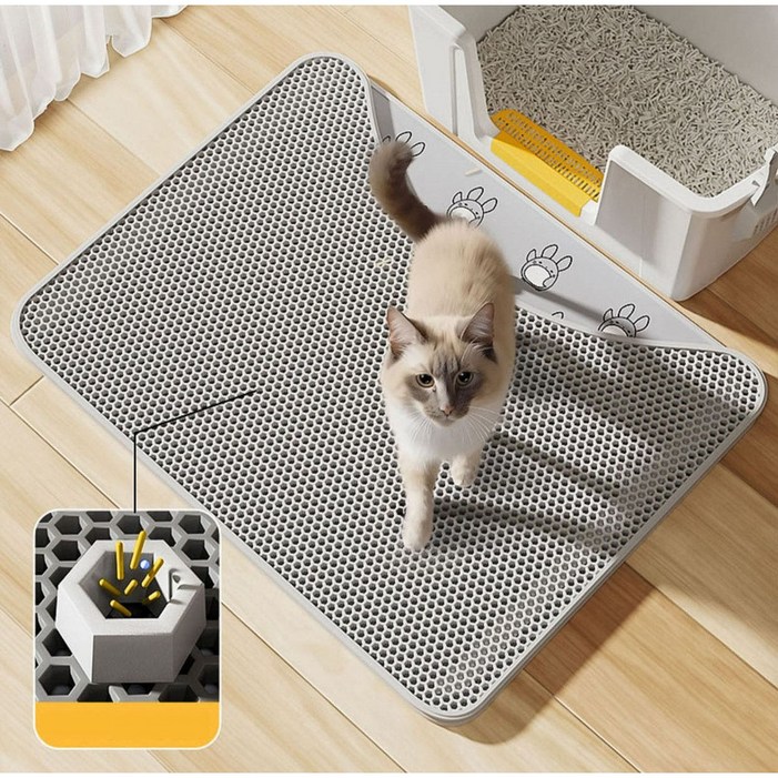고양이 모래 사막화방지 벌집 매트