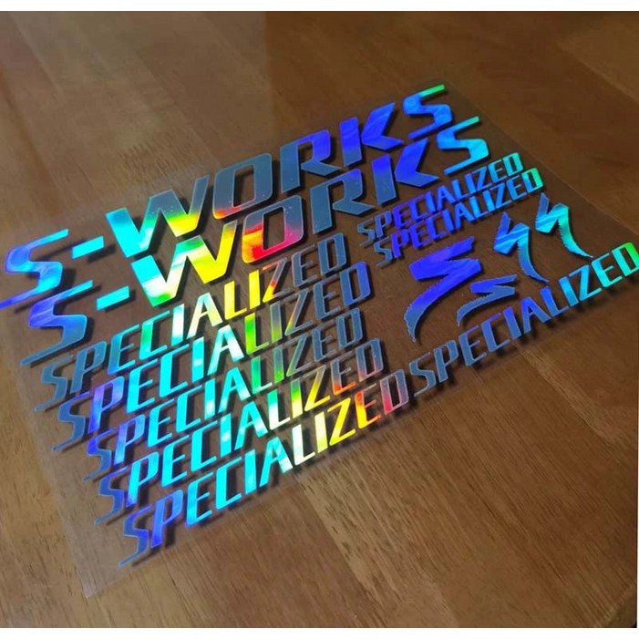 S WORKS 스페셜라이즈드 자전거 스티커 장식 꾸미기 프레임 에스웍스 자전거데칼
