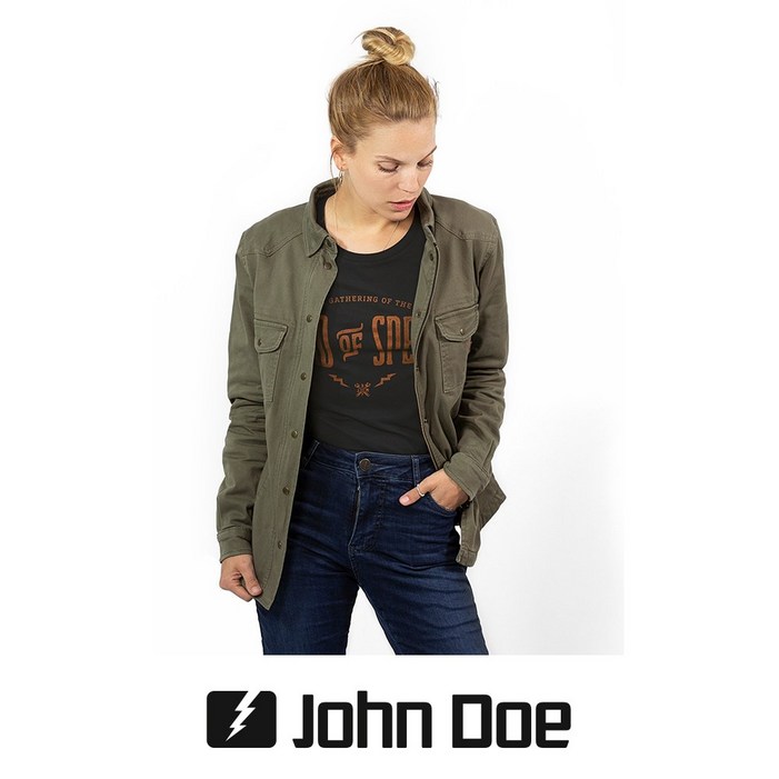 존도 바이크 자켓 Motoshirt Women Olive JDL8003