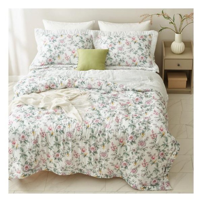 AK플라자 나이스필 피오니 부드러운 모달 차렵이불S