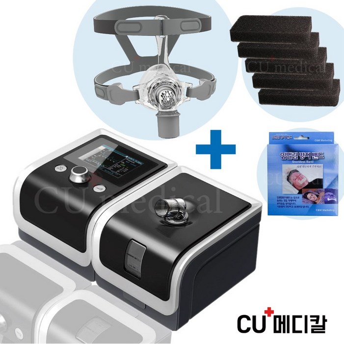 마스크증정 BMC 양압기 G2  정품필터 5장  턱테이프 포함  2년보증 수면무호흡증 코골이방지 비엠씨, 1개