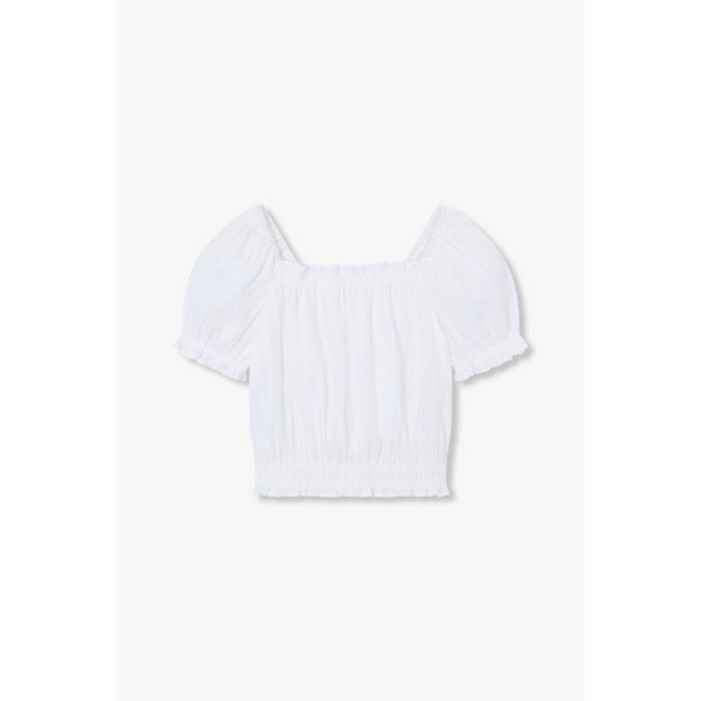 지컷 스퀘어 넥 셔링 블라우스 7255260108 1967503