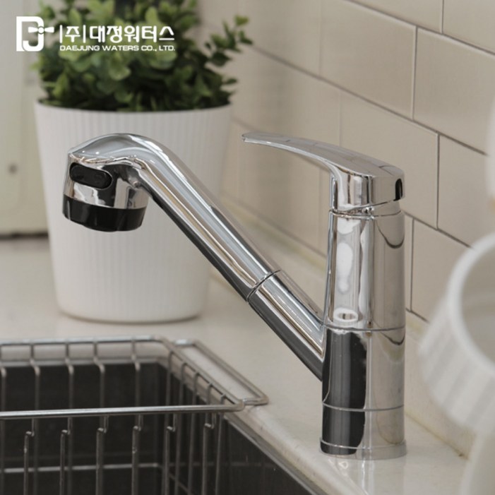 고치고 대정워터스 SM710 주방용 국내제작 싱크대수전, 1개