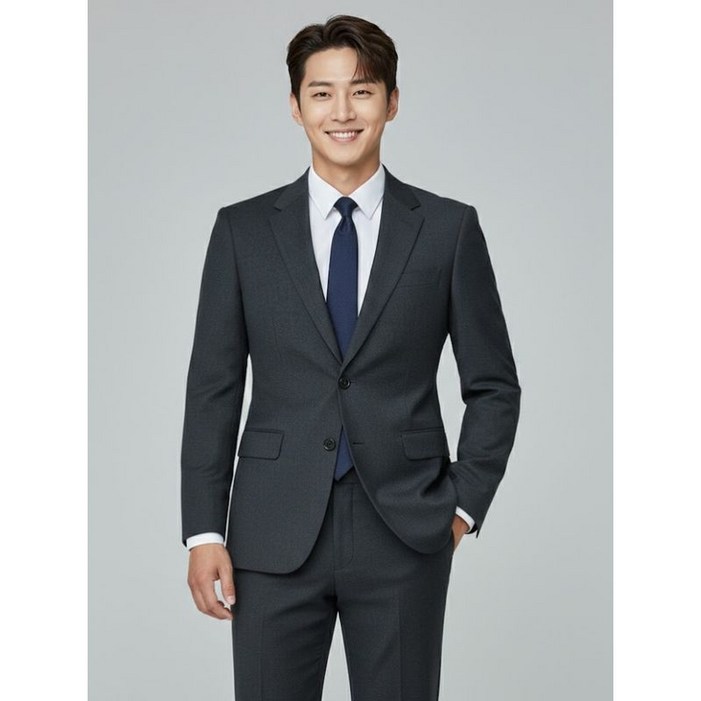 BY파크랜드 그린 캐시미어 혼방 스트레치 수트 셋트ASS22883 APS22883